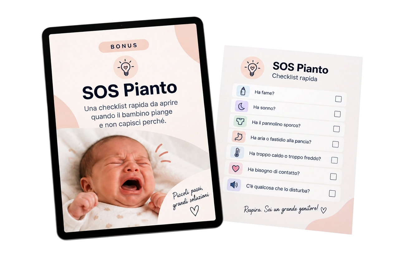 SOS Pianto: anteprima della checklist inclusa
